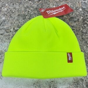 Milwaukee Neon Green stocking hat